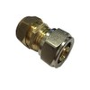 16mm Underfloor Heating Pipe to 15mm Copper Pipe Coupling Connector