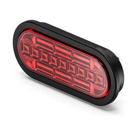 Feniex Trucking Series LED DOT lights (Red, 6" Oval STTR)