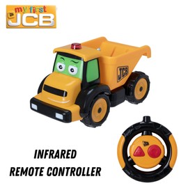 Teamsterz JCB My First Dougie Dump Truck | JCB RC Dump Truck Toy | Remote Control Construction Vehicle | JCB Construction Vehicle Playset | Construction Car And Truck Toys | Ages 2+