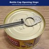 Jar Opener, Screw Lid Opener, Bottle Opener for Seniors, Adjustable