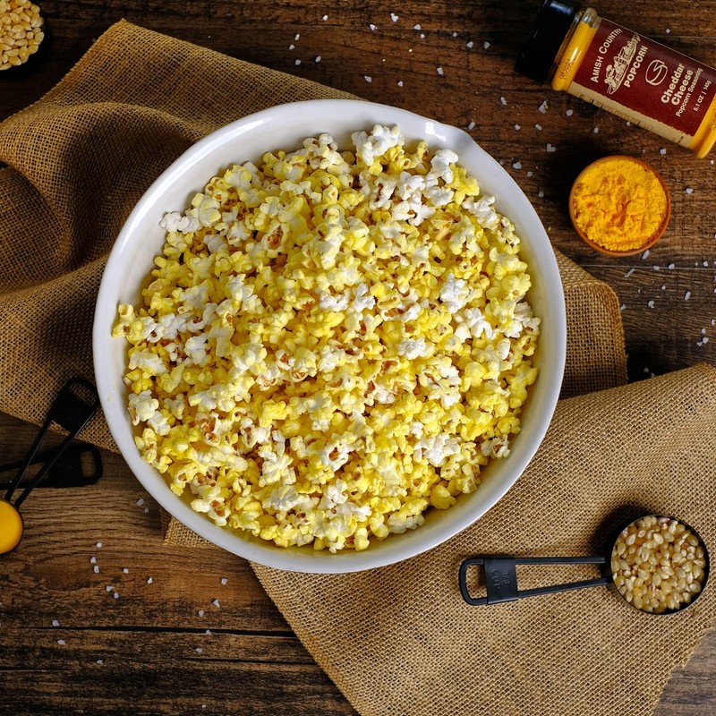 Amish Country Popcorn Baby Yellow Popcorn Kernels, 6LB Bag -