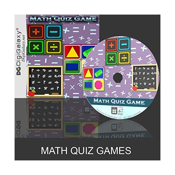 Math Quiz Game - Fine-tune Kids Arithmetic skills (Windows10 compatible)