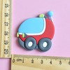 12pcs Vehicle Fridge Magnet, Soft Cartoon Creative Fridge Magnet Vehicle