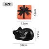 DHSBGWSX 1 Piece Black Ornament, 1 Piece Gift Box, Cat