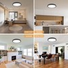 20 Inch LED Flush Mount Ceiling Light, 40W, 4350LM, 3000K/4000K/6000K