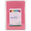 388252 Burgundy Round Tablecover P1