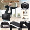 Faux Leather Messenger Bag for Men 17-17.3 Inch: Convertible 3