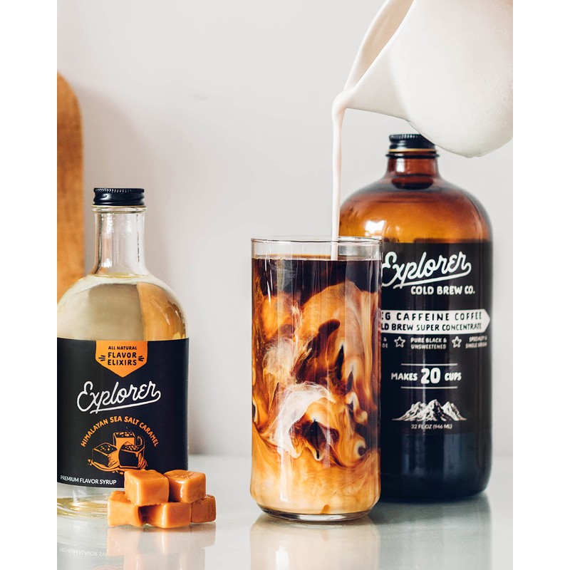 Explorer Elixirs, Himalayan Sea Salt Caramel Premium All-Natural Coffee Flavoring
