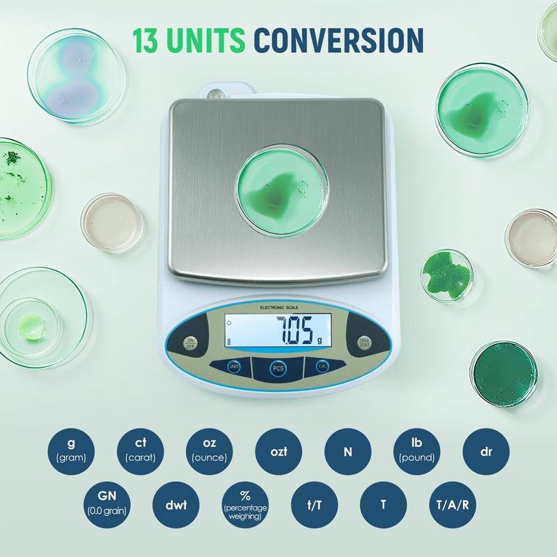Antstone lab Scale 6000g x 0.01g Digital Gram Scale 0.01g