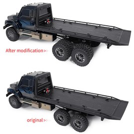MORLORDY RC Dually Conversion Kit - Single Wheel to Two Wheel Conversion Kit for Flatbed Hauler T6 G63 TRX6 1/10 Scale RC Model Car
