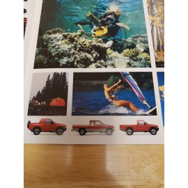 1991 Isuzu Cars & Trucks Sales Brochure 8-pages Full Line USA models Rare Find