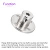 DMiotech 2 Pack 3 mm Flange Connector Shaft Coupling with
