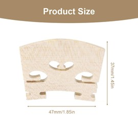 Violin Bridges, 4 Pieces Violin Strings Bridges Handmade Maple Wood for Acoustic Violin 3/4 Size Violin Parts Violin Bridge Maple Wood Violin Parts Violin Bridge Maple Wood Violin Parts