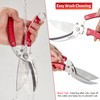 KUMSTLY Poultry Shears Heavy Duty Stainless Steel Aluminium Alloy Meat