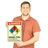 Brimar - 10" x 14" - NFPA Diesel Fuel 1-2-0