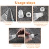 Piping Bag and Nozzles Set with Coupler, 100Pcs Disposable Piping