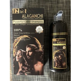 Alaganchi Natural Black. HAIR DYE AMMONIA FREE , NO PPD. HAIR DYE SHAMPOO