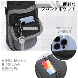 Water Bottle Carrier Cover, Nuovoware Water Bottle Cover Holder Hand Bag Water Bottle Cover Pouch Waterproof Neoprene Insulated Water Bottle Protective Cover with Adjustable Shoulder Strap Fits