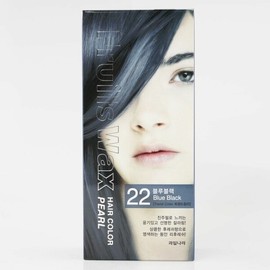 Kwailnara Fruits Wax Hair Color Pearl Pearl 22 Blue Black (W52711E) - Basic Product / 과일나라 후르츠왁스 헤어칼라 진주펄 22 블루블랙 (W52711E) - 기본상품
