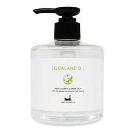 Makadamiya Squalane Oil 10.1 fl oz (300 ml) (99% Purity or More 100% Squalane, Perfect for Animal Body Care)