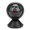 Akozon Marine Compass, Black Adjustable Plastic for Boat, Car, Truck,