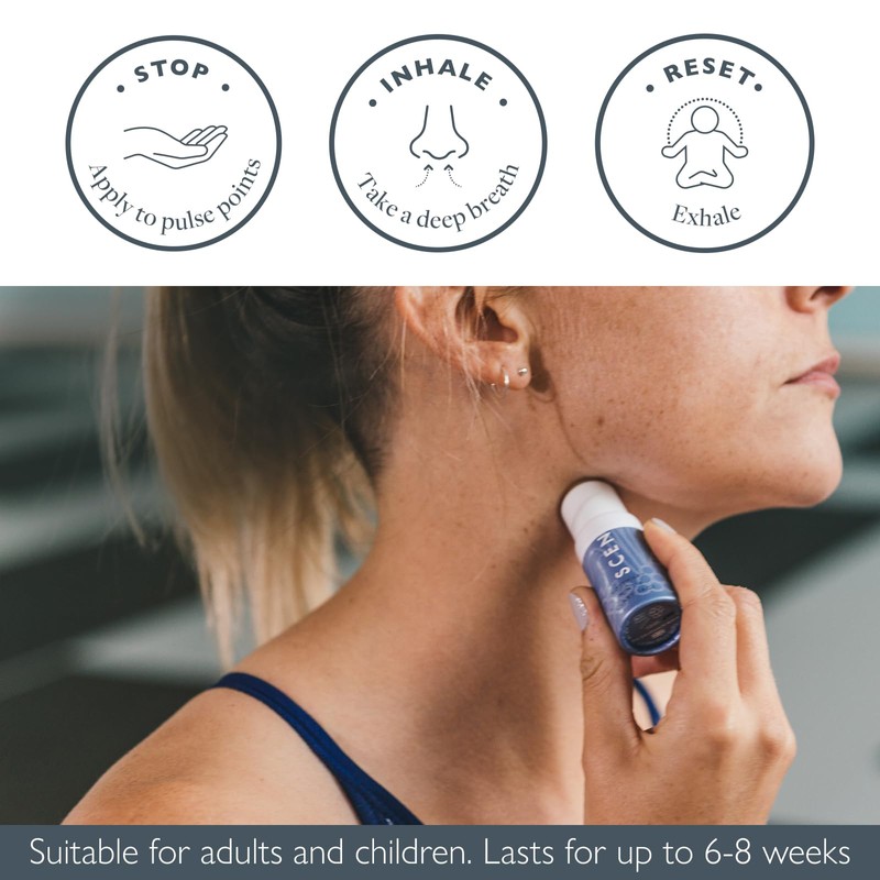Scentered Aromatherapy Balm Stick for Focus & Concentration - Roll