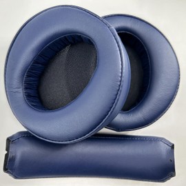 Sumugaric MDR-XB 950bt Earpads Headband Replacement Cushions Accessories with Memory Foam Compatible with Sony MDR-XB950BT XB950B1 XB950N1 XB950AP Bluetooth Wireless Headphones-Protein Leather Blue