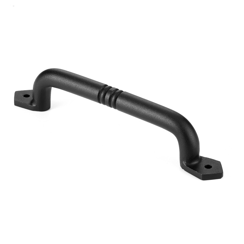 Sliding Barn Door Handle Pull Black Heavy Duty Cast Iron
