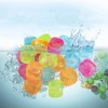 54-Pack Multi-Color Reusable Ice Cubes 1" Square - Quick Freeze,
