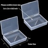 2 Packs Playing Card Case Deck Plastic Boxes Gaming Card
