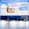 CLAONER Solar Lights Outdoor Motion Sensor, 6 Pack 149 LED