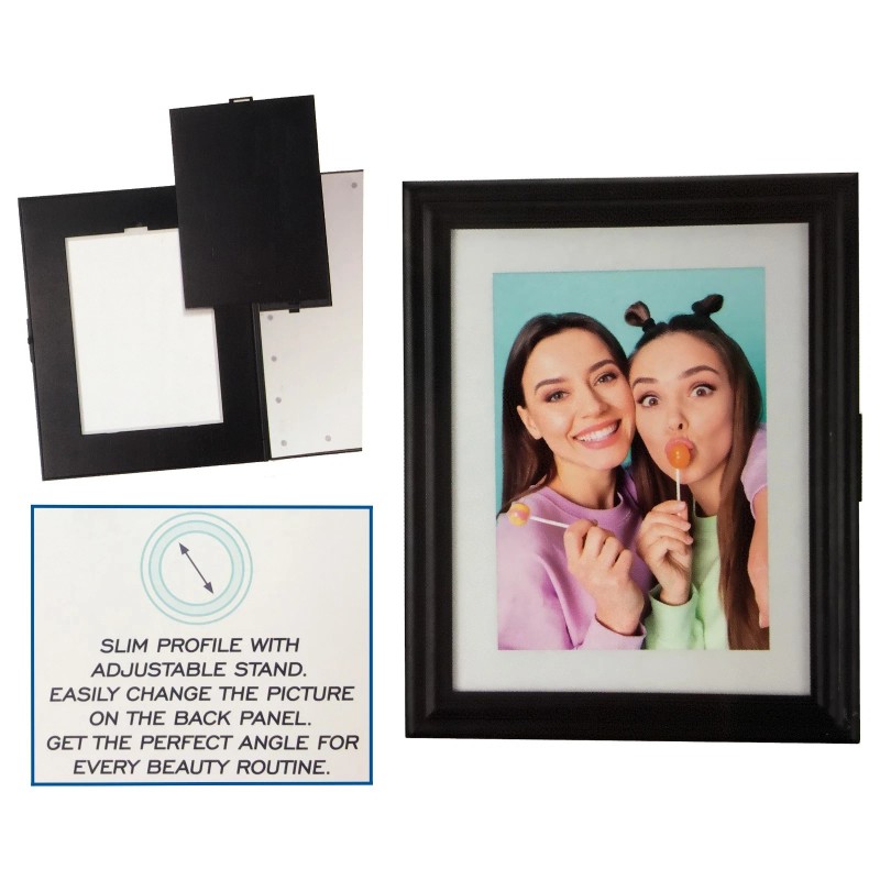 Conair Crystal Clear Lighted Picture Mirror System 5x7 Frame &