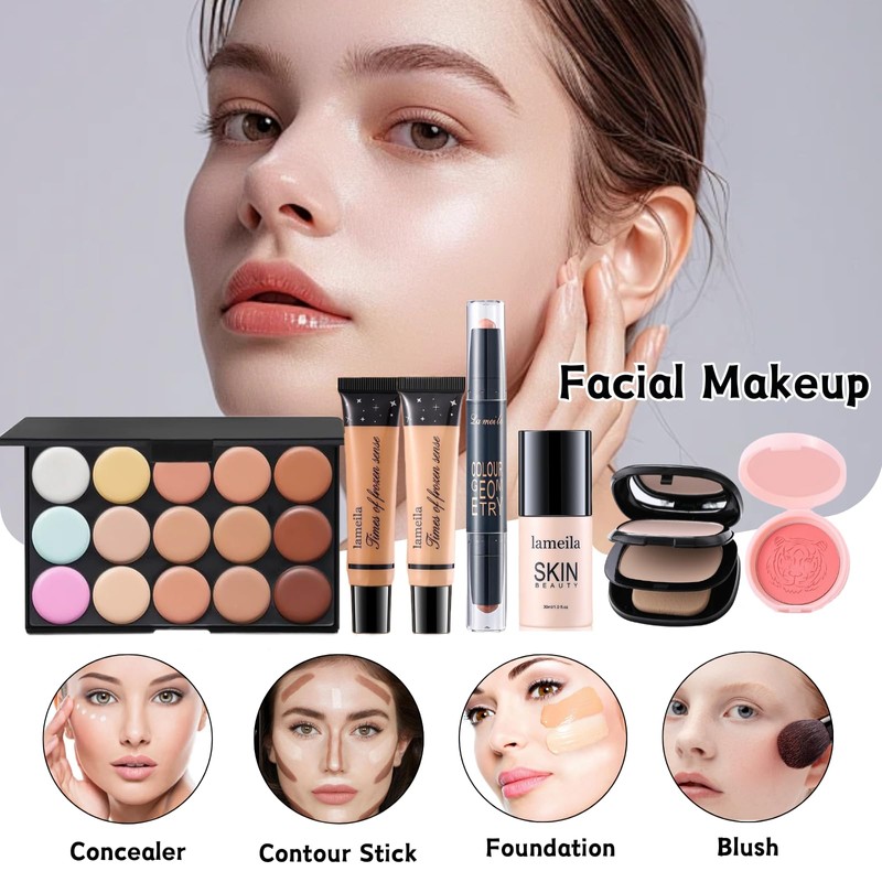 All in One Makeup Kit for Women Full Kit, 43PCS