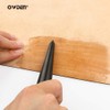 OWDEN Professional 2Pcs.Leather Edge Burnisher Ebony Wood Edge Slicker Leather