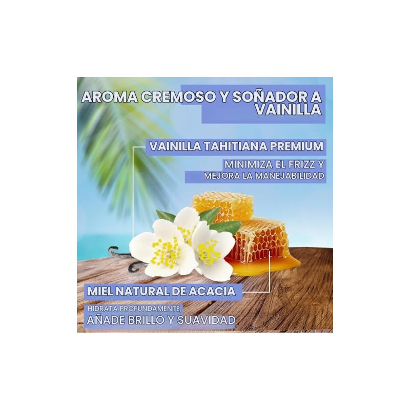 Palmer's Cocoa Butter Formula, Tahitian Vanilla Acondicionador Leave-In Nutritivo y