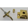 Furniture Knowledge PUSH BUTTON LATCH Square Knob brass cabinet cupboard