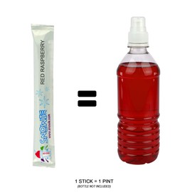 SNOWIE - Original Flavor Powders, Just Add Water & Sugar Shaved Ice Flavor Syrup (Red Raspberry)