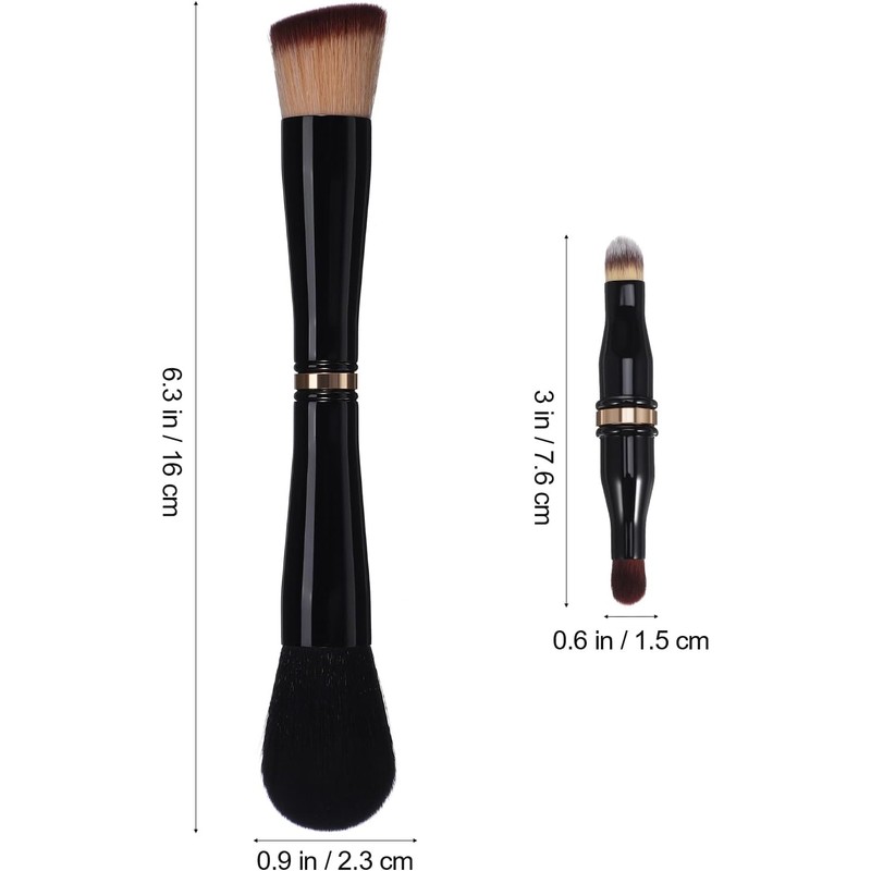 Minkissy Brocha De Maquillaje 4 En 1 - Brocha De