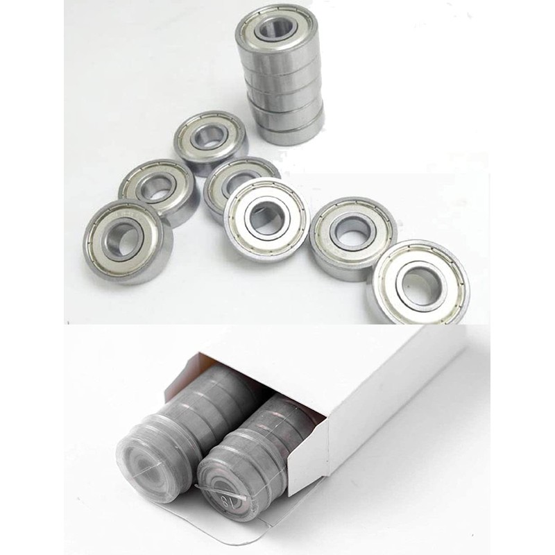 20 PCS Longboard Integrated Bearing 608-ZZ,Skateboard Wheel Bearing Inline Roller