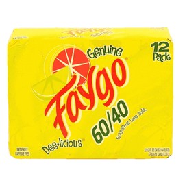 Faygo - 60/40 Grapefruit-Lime Soda - 12 Pack of 12-oz. Cans
