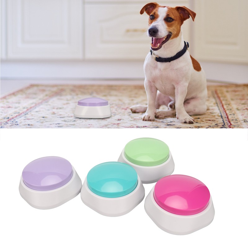 4PCs Voice Recording Button Dog Buttons for Communication Pet Training