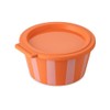 Koziol Bowl with Lid Nora Box 700 ml Stripes Strong