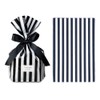 We Moment Black Stripe Clear Cello Bags Candy plastic favor