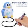 Penguin Inductive Toy Follow Drawn Line Toy Cute Penguin Model