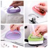 4-Piece Nail Brushes, Handle Cleaning Brush, Cleaning Scrubber, Multifunctional Household
