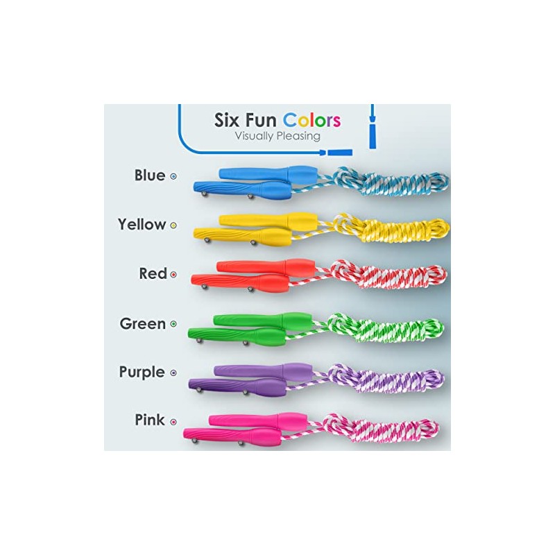 Ram Pro All Purpose Jump Rope Stripe Ropes With Plastic