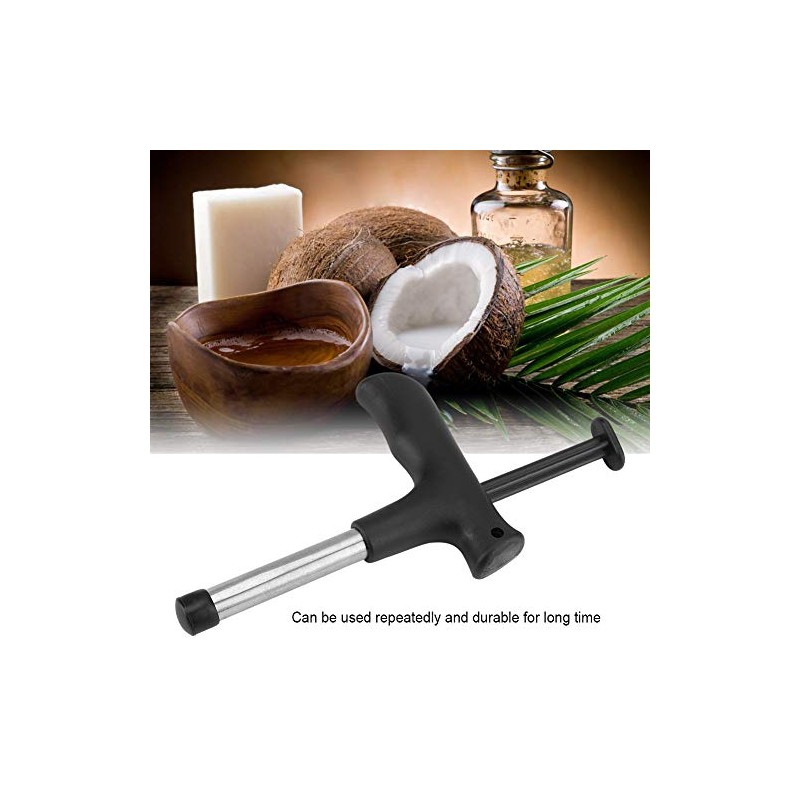 Stainless Steel Coconut Opener Anti- Sharp Fruit Corer for Pineapple