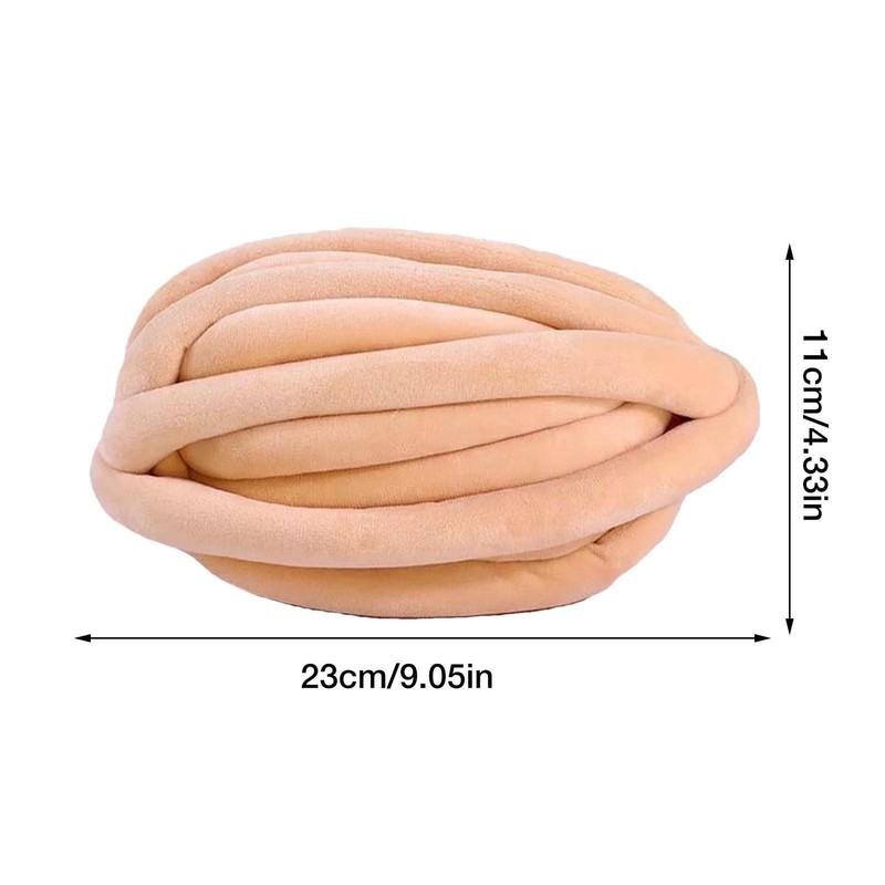 Arm Knitting Yarn, Braided Cotton Yarns for Hand Knit, Breathable