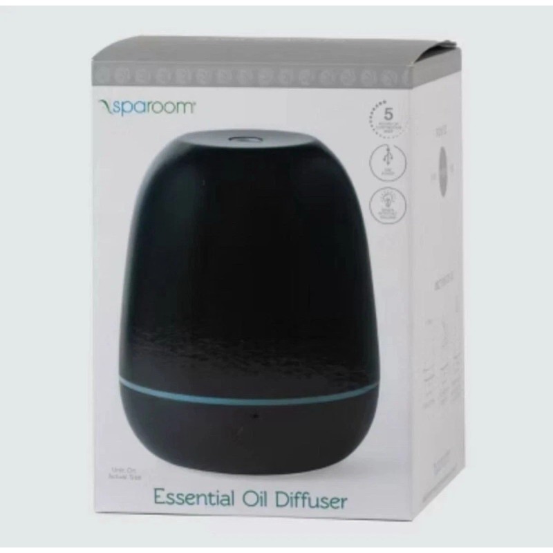 SpaRoom 100ml Black Mini Majesto Essential Oil Diffuser - SpaRoom: