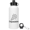 Azeeda 600ml 'Congratulations Party Popper' Reusable Water/Drinks Bottle (WT00087804)